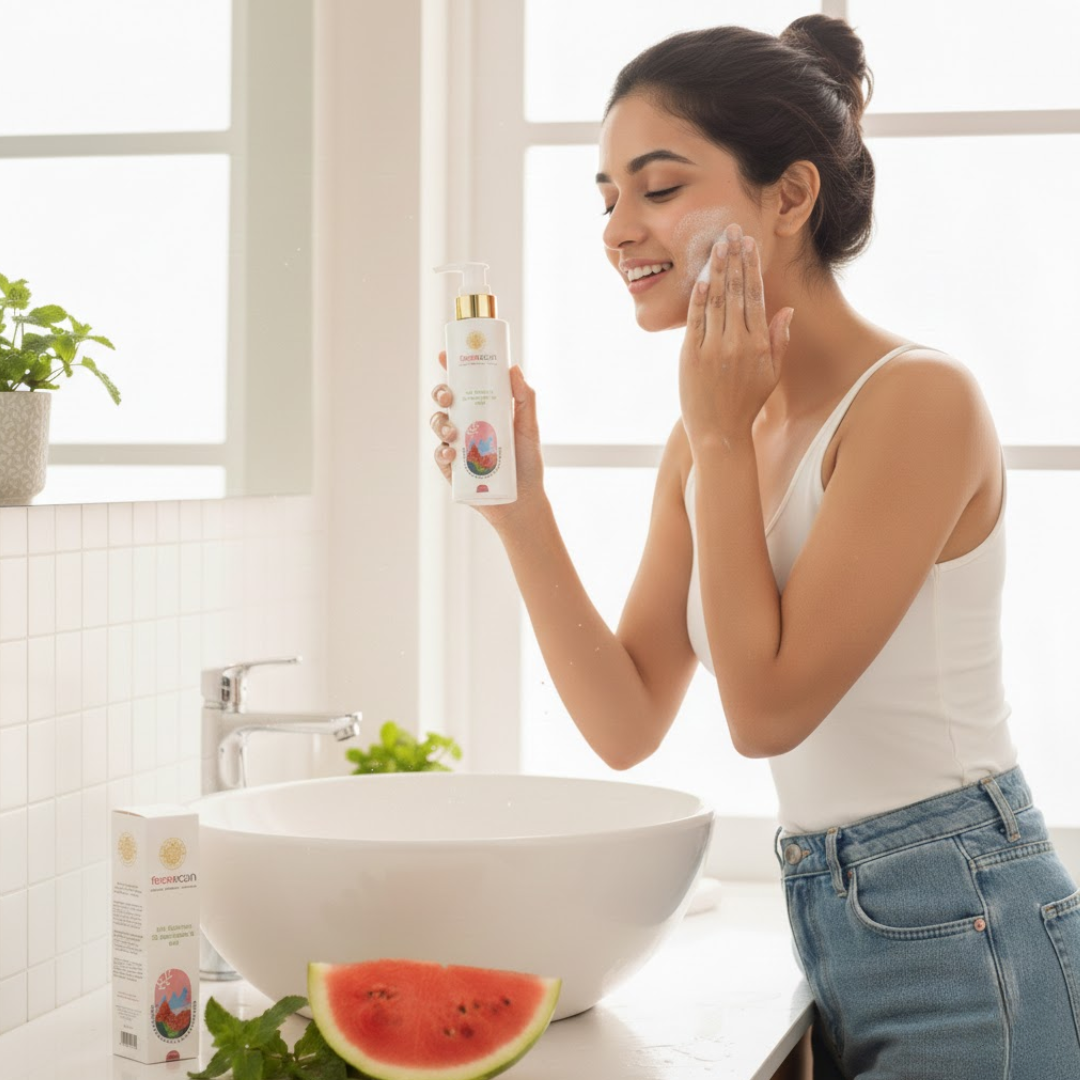 Gentle Face Wash with Watermelon & Mint