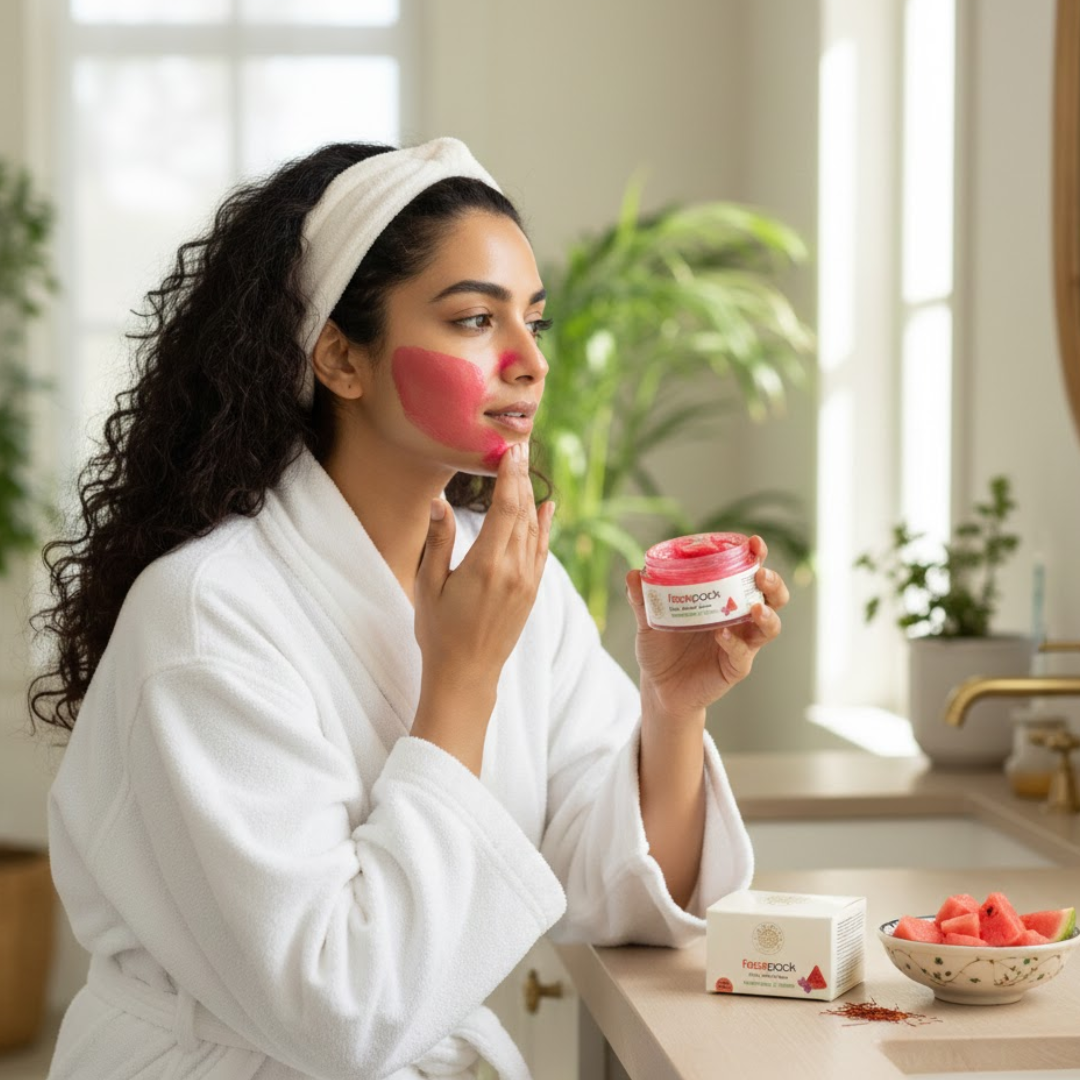 LUXOVA Watermelon Face Scrub for Men & Women