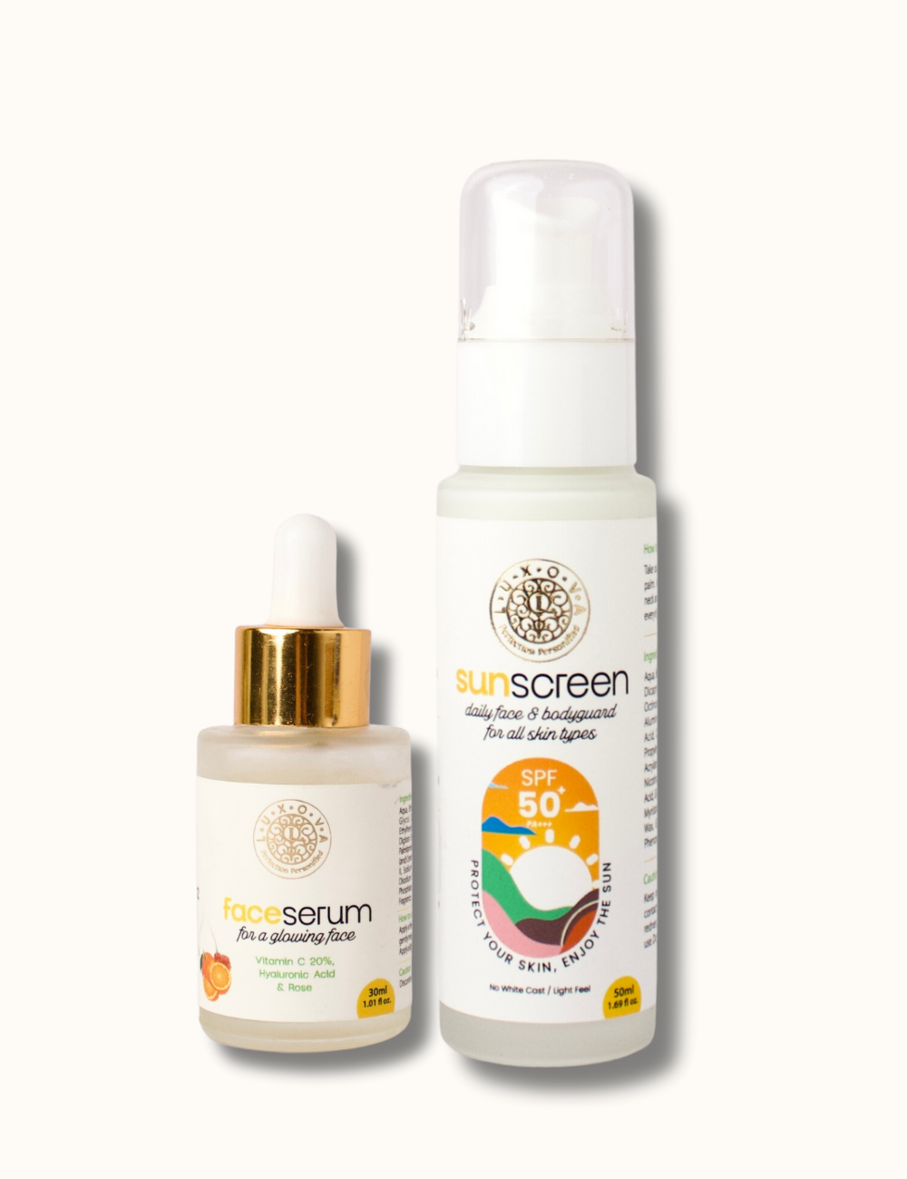 Luxova Elixir Face Serum Combo for Ultimate Glow & Hydration | 2-Step ...