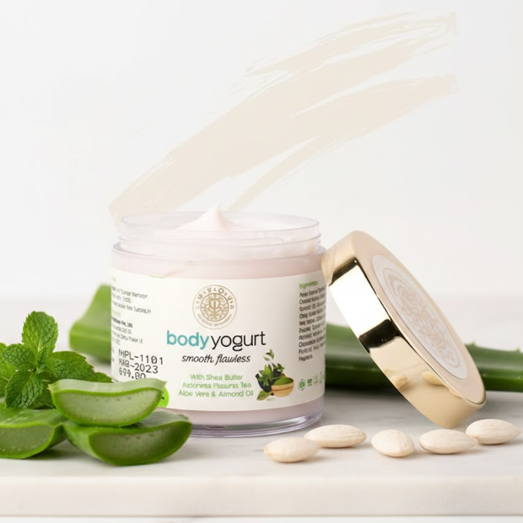 LUXOVA Matcha Tea Body Yogurt for Daily Hydration