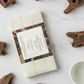 Luxova Oudwood Bathing Soap packaging, luxurious woody bathing experience